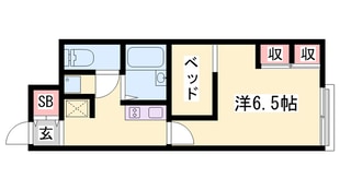 レオパレス天が岡の物件間取画像